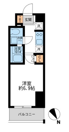 アーデン門前仲町の物件間取画像